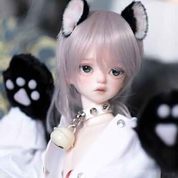 白髪姫bjd 3/1ぬいぐるみです ハンドメイド 白髪姫bjd 3/1ぬいぐるみです ハンドメイド 20cmぬいぐるみ 着せ